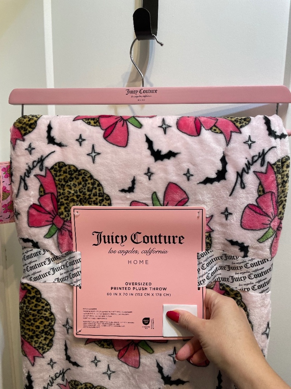 Juicy Couture Oversized Printed Plus Throw